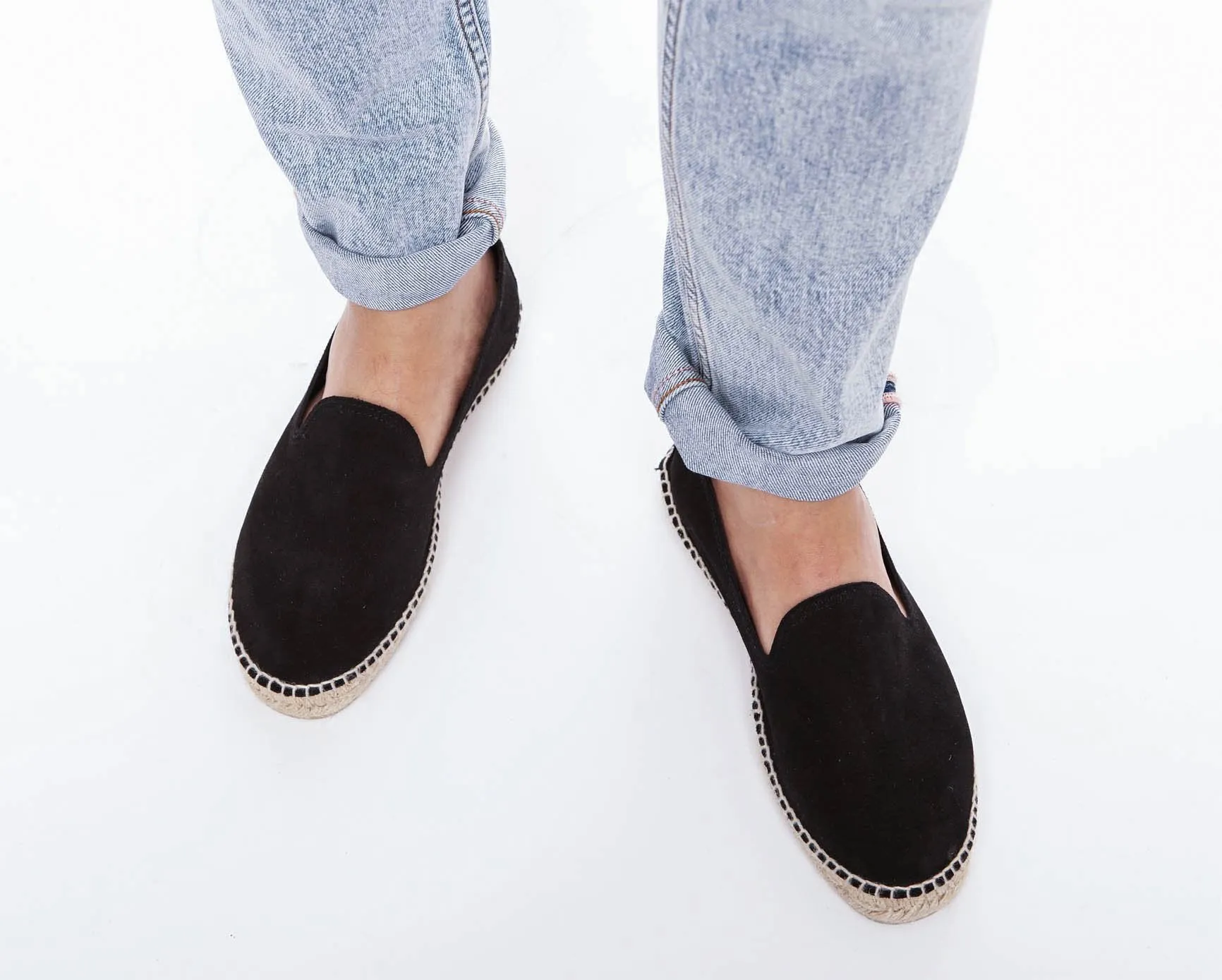 - Hamptons Black Espadrilles - Plug-in Top-tier options
