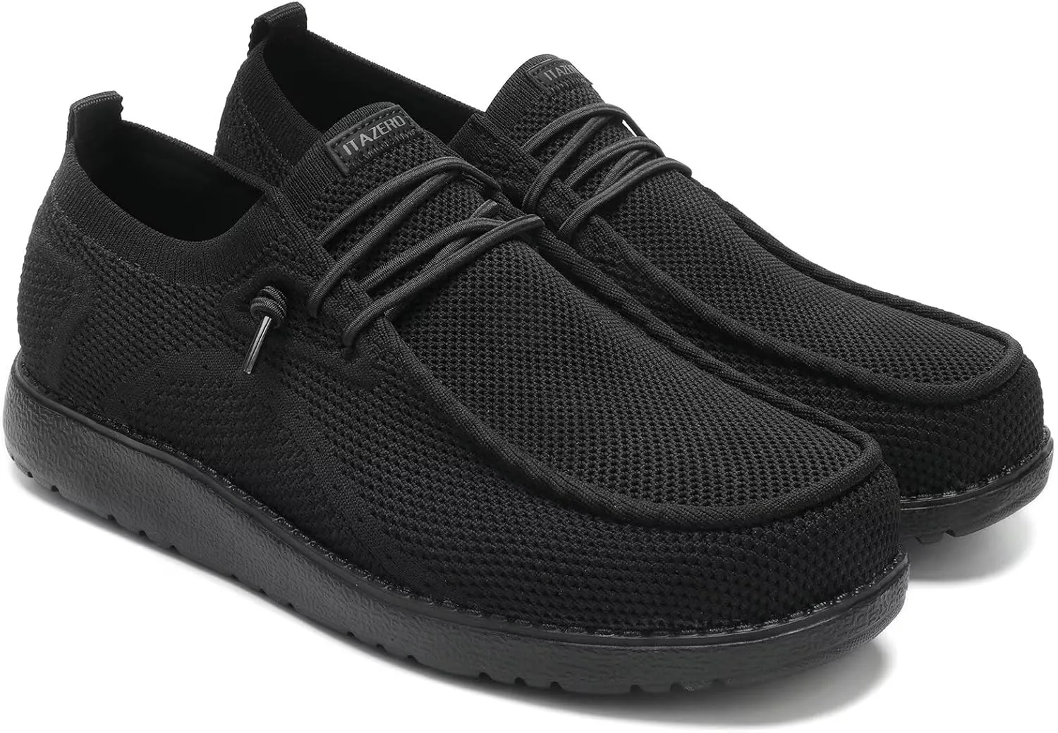 1TAZERO Wide-Shoes for Men-Slip on Walking-Loafers Casual-Shoes - Wide Width Comfortable Orthopedic Shoes for Men with Arch Support for Plantar Fasciitis