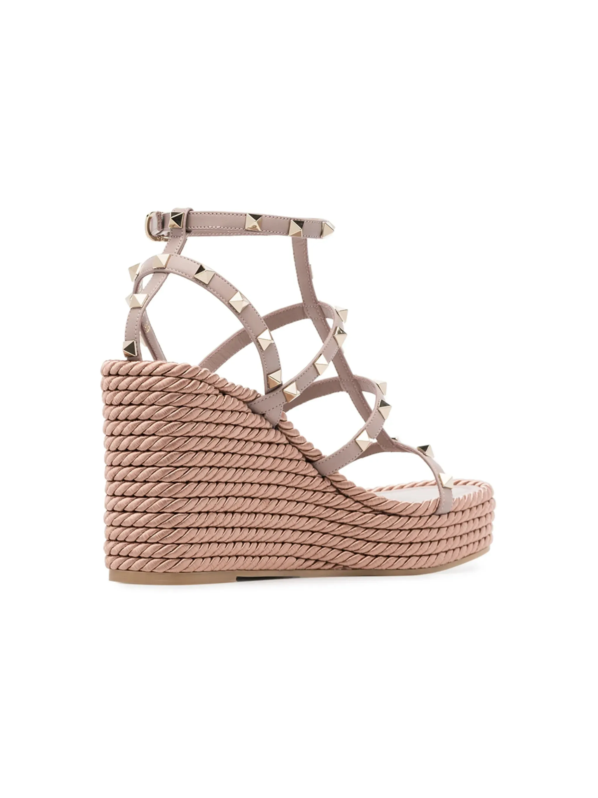 95mm Wireless Supportive team Rockstud espadrilles wedge caged