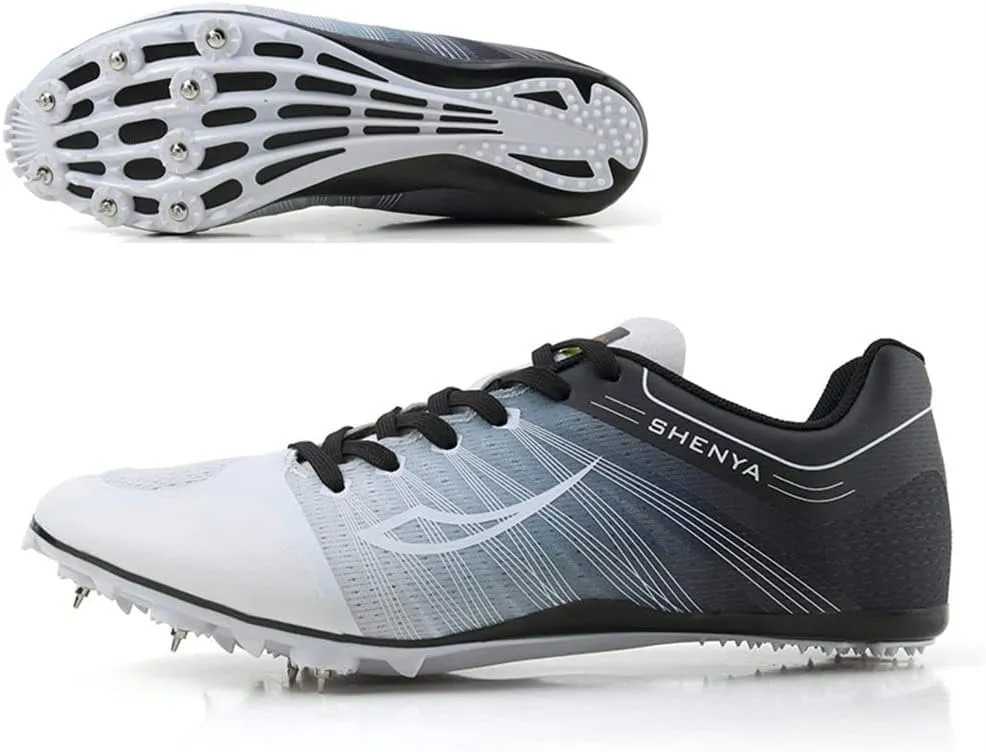 ailishabroy Mens Womens Track and Field Shoes Spikes Track Race Jumping Sneakers Professional Running Nail Spikes Shoes Man Woman