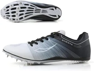ailishabroy Mens Womens Track and Field Shoes Spikes Track Race Jumping Sneakers Professional Running Nail Spikes Shoes Man Woman