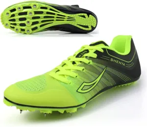 ailishabroy Mens Womens Track and Field Shoes Spikes Track Race Jumping Sneakers Professional Running Nail Spikes Shoes Man Woman
