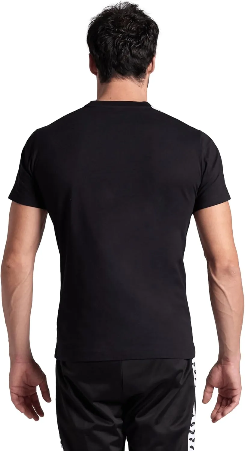 ARENA Men's Team T-Shirt 100% Cotton Slim Fit Short Sleeve Casual Athletic Wear