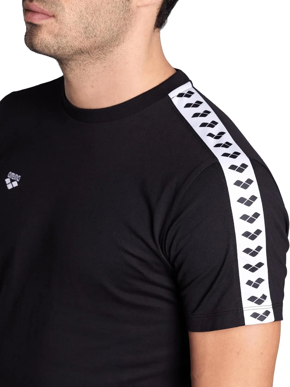 ARENA Men's Team T-Shirt 100% Cotton Slim Fit Short Sleeve Casual Athletic Wear