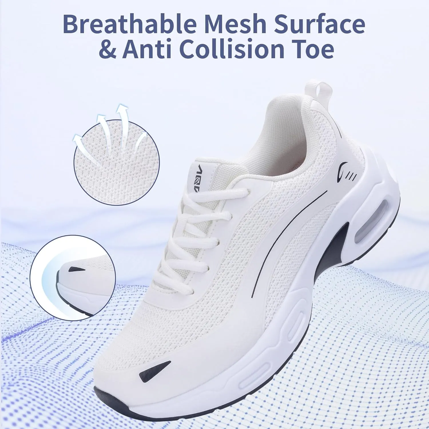 Artlea Walking Shoes Women Arch Support Sneakers Plantar Fasciitis Orthotic Tennis Sneakers Air Running Gym Shoes