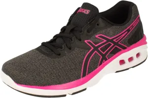 ASICS Gel-Promesa MX Womens Running Trainers 1012A056 Sneakers Shoes (UK 4.5 US 6.5 EU 37.5, Black Pink Rave 002)