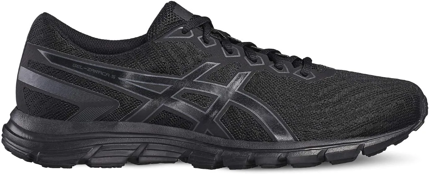 ASICS Gel-Zaraca 5 Mens Running Trainers T6G3N Sneakers Shoes (UK 8.5 US 9.5 EU 43.5, Black Dark Grey 9095)