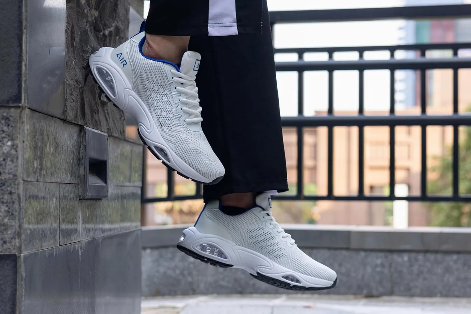 Autper Men's Air Athletic Running Shoes Lightweight Breathable Tennis Walking Sneakers for Gym Jogging Sports US 7-13