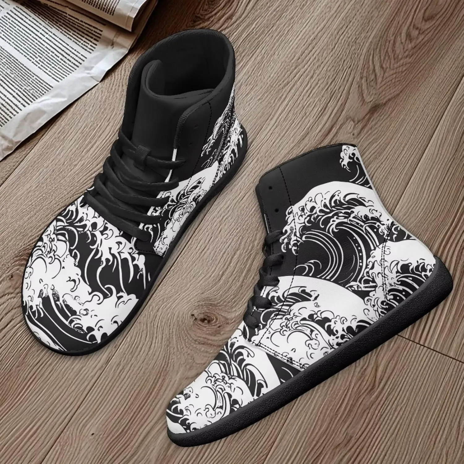 Binienty Mens Barefoot Shoes High Top Womens Minimalist Trail Running Barefoot Shoes Wide Toe Box