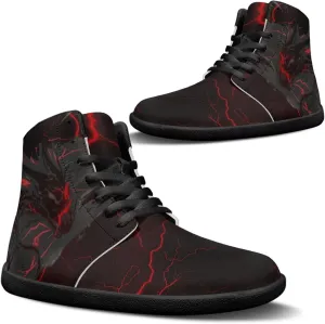 Binienty Mens Barefoot Shoes High Top Womens Minimalist Trail Running Barefoot Shoes Wide Toe Box