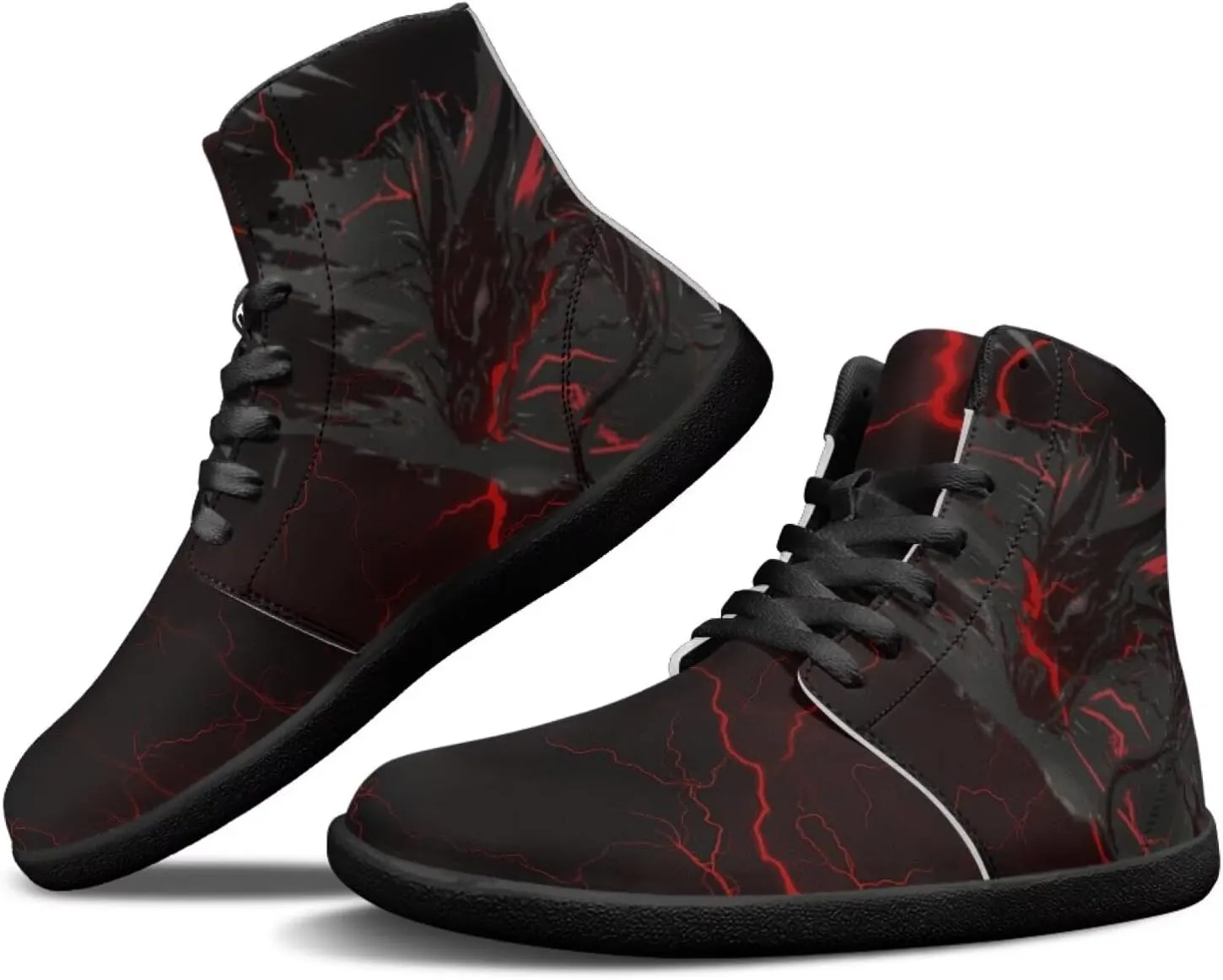 Binienty Mens Barefoot Shoes High Top Womens Minimalist Trail Running Barefoot Shoes Wide Toe Box