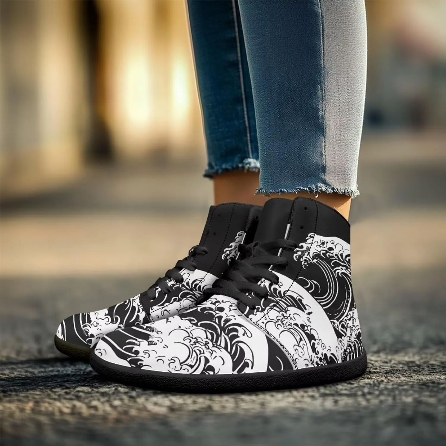 Binienty Mens Barefoot Shoes High Top Womens Minimalist Trail Running Barefoot Shoes Wide Toe Box