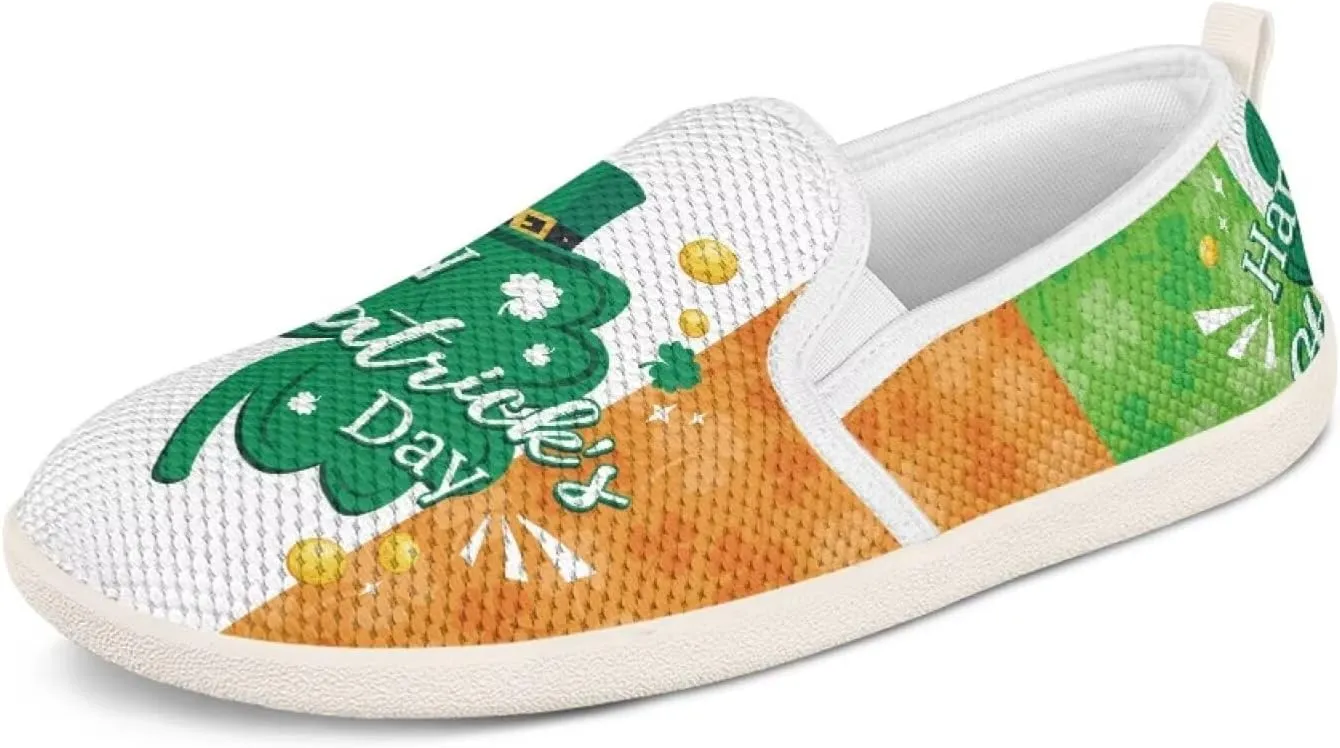 Binienty Women Casual Low Cut Flat Loafer Shoes Slip-On Mesh Sneakers with Rubber Outsole