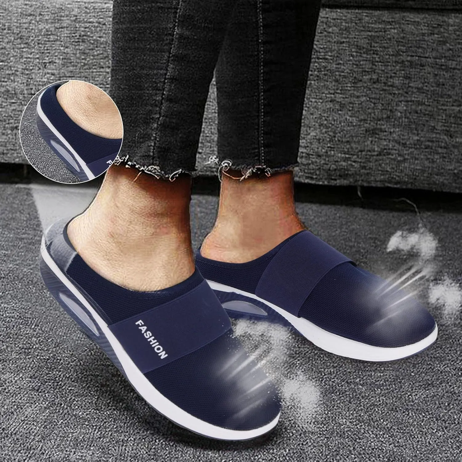 Black and White Fashion Sneakers Women Zapatillas Ortopedicas Cerradas Y Anchas Para Mujer Women's Running Shoes Size 7 Womens Black Sneakers Size 9.5 Wide Comfy Shoes for Women Slip On Dressy