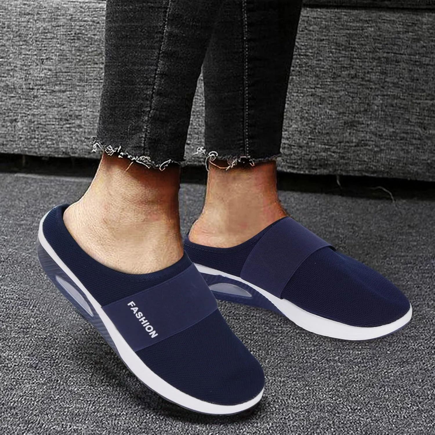 Black and White Fashion Sneakers Women Zapatillas Ortopedicas Cerradas Y Anchas Para Mujer Women's Running Shoes Size 7 Womens Black Sneakers Size 9.5 Wide Comfy Shoes for Women Slip On Dressy