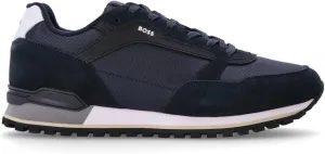 BOSS Men's Parkour Navy Blue Running Sneakers (Blue, US Footwear Size System, Adult, Men, Numeric, Medium, 12)