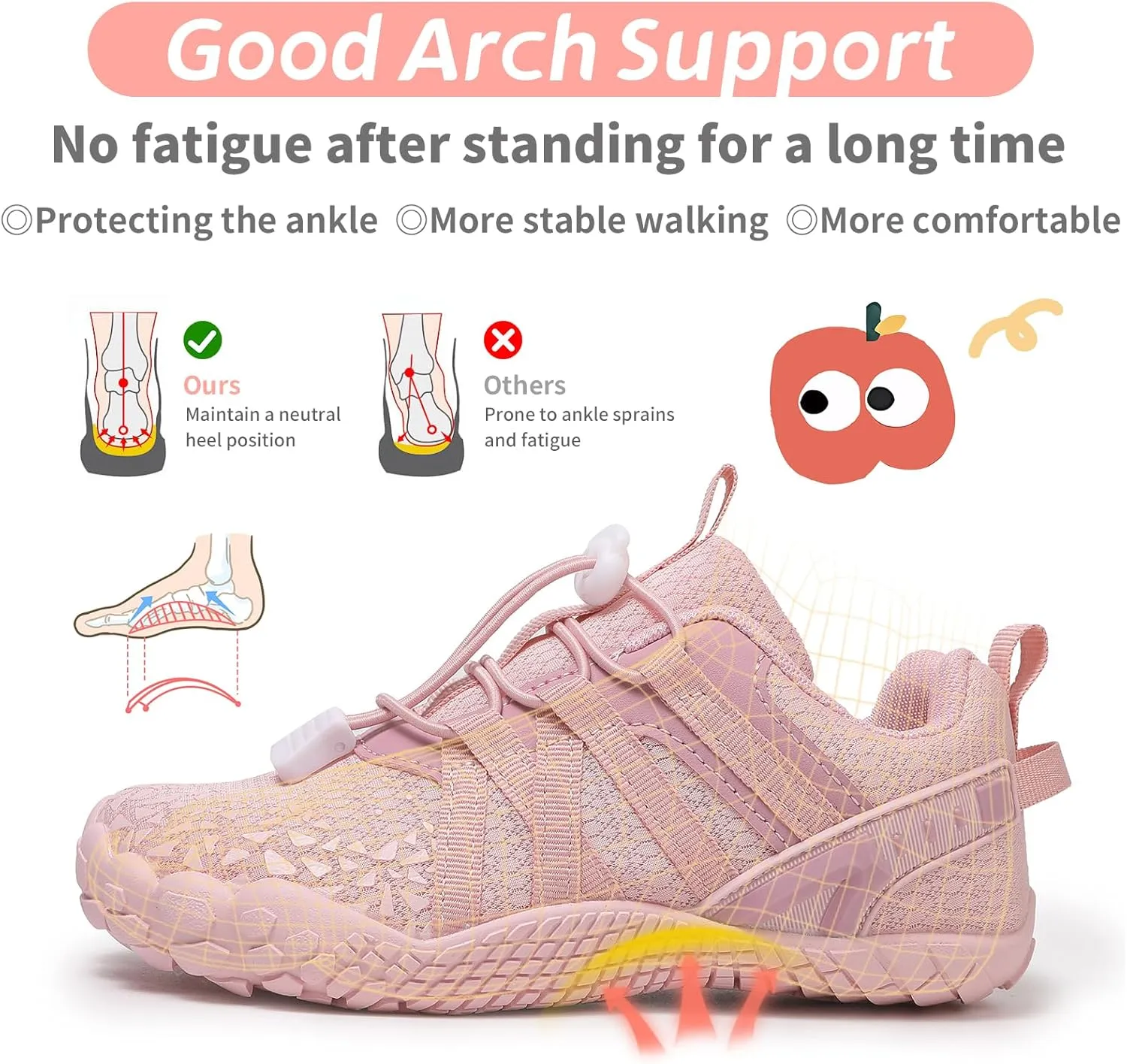 Boys Girls Barefoot Shoes Kids Toddler Wide Toe Box Minimalist Zero Drop Water Shoes Footwear Athletic Sneakers for Wrestling Hiking Camping Skateboard Climbing Running Training Sport Light Breathable