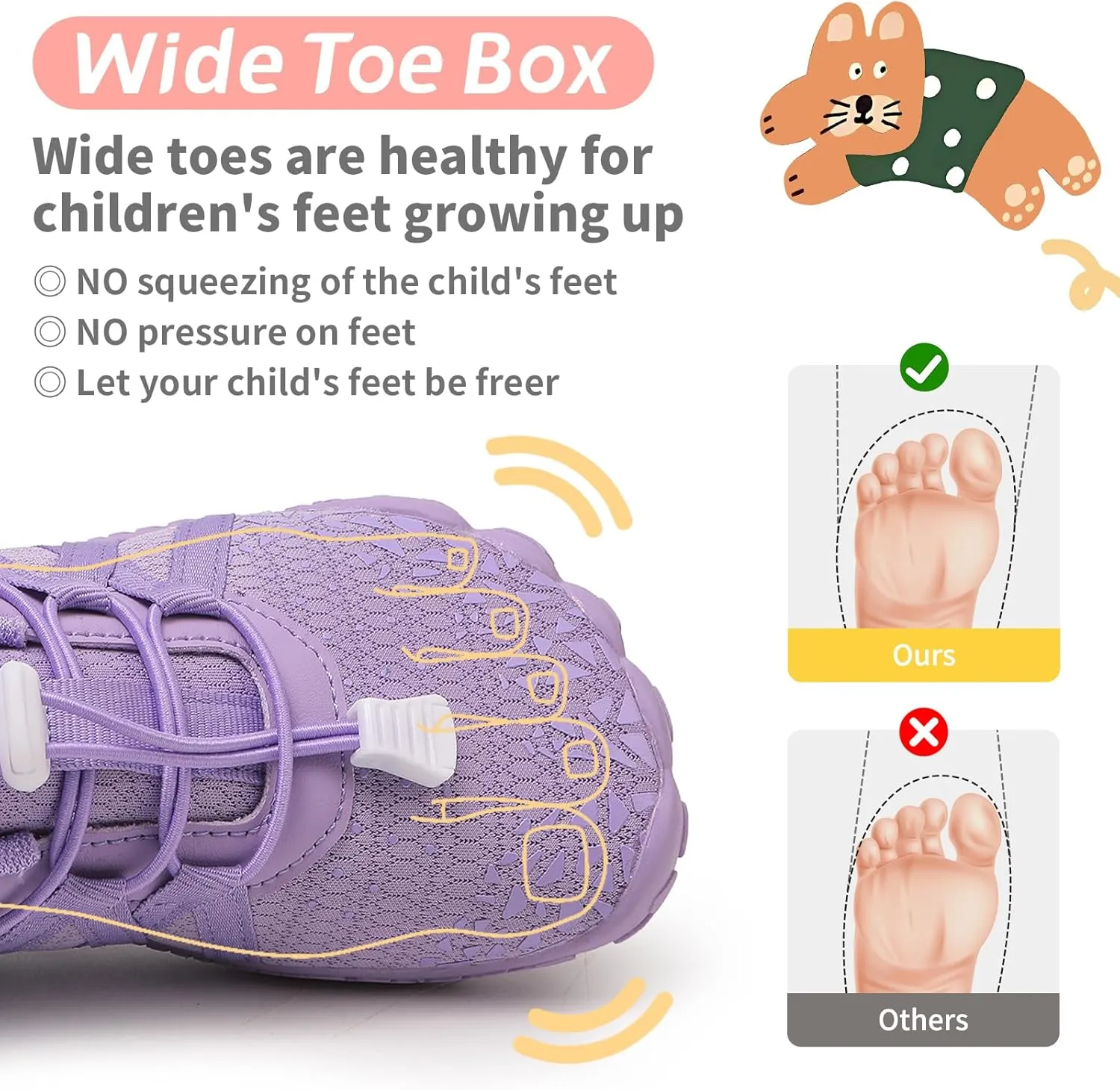 Boys Girls Barefoot Shoes Kids Toddler Wide Toe Box Minimalist Zero Drop Water Shoes Footwear Athletic Sneakers for Wrestling Hiking Camping Skateboard Climbing Running Training Sport Light Breathable