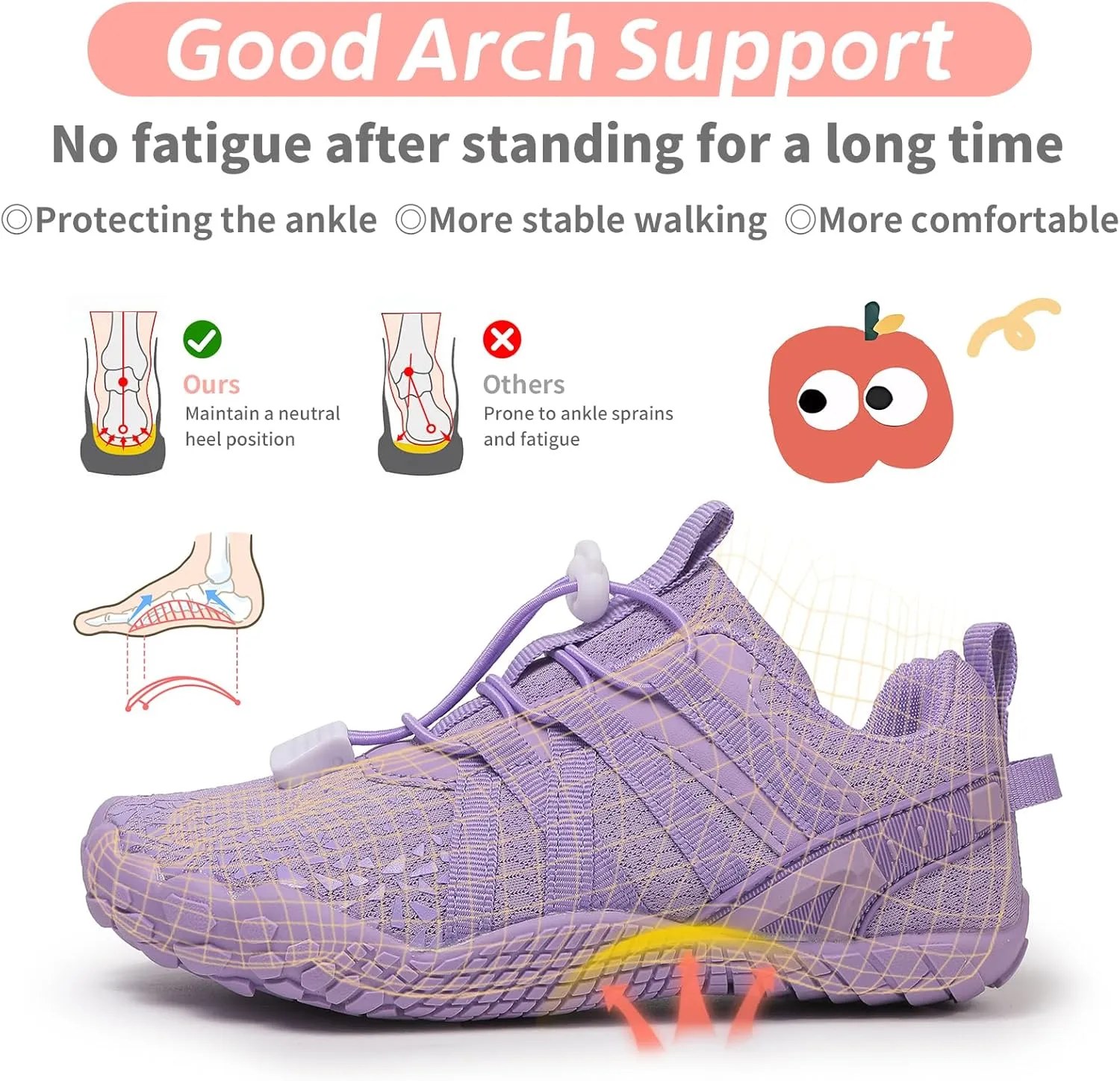 Boys Girls Barefoot Shoes Kids Toddler Wide Toe Box Minimalist Zero Drop Water Shoes Footwear Athletic Sneakers for Wrestling Hiking Camping Skateboard Climbing Running Training Sport Light Breathable