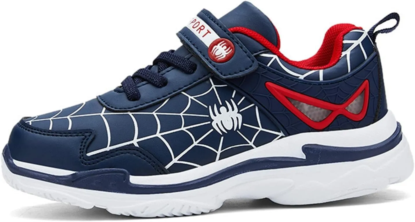 Boys Lightweight Sneakers Leather Kids Toddler Girls Tennis Running Shoes