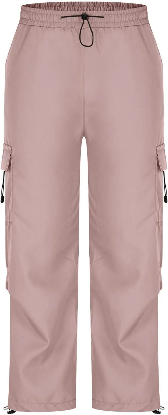 Cargo Pants for Men Baggy Big and Tall Trendy Casual Parachute Pant Harem Joggers Loose Fit with Multi Pocket Streetwear