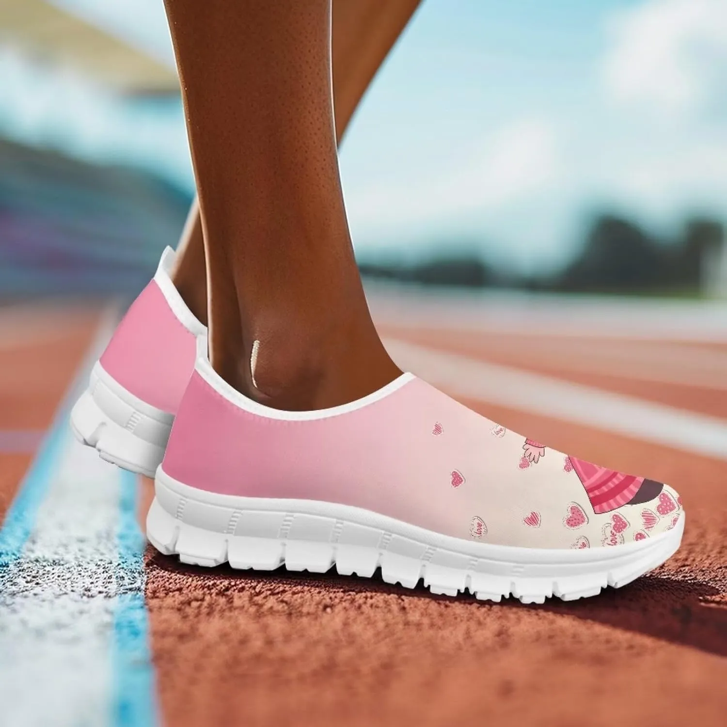 Casual Shoes for Women Slip On Shoes Breathable Non Slip Walking Shoes
