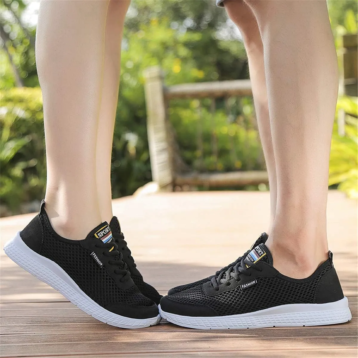 ChicWind Couples Athletic Walking Shoes for Women and Men Casual Mesh-Comfortable Sneakers