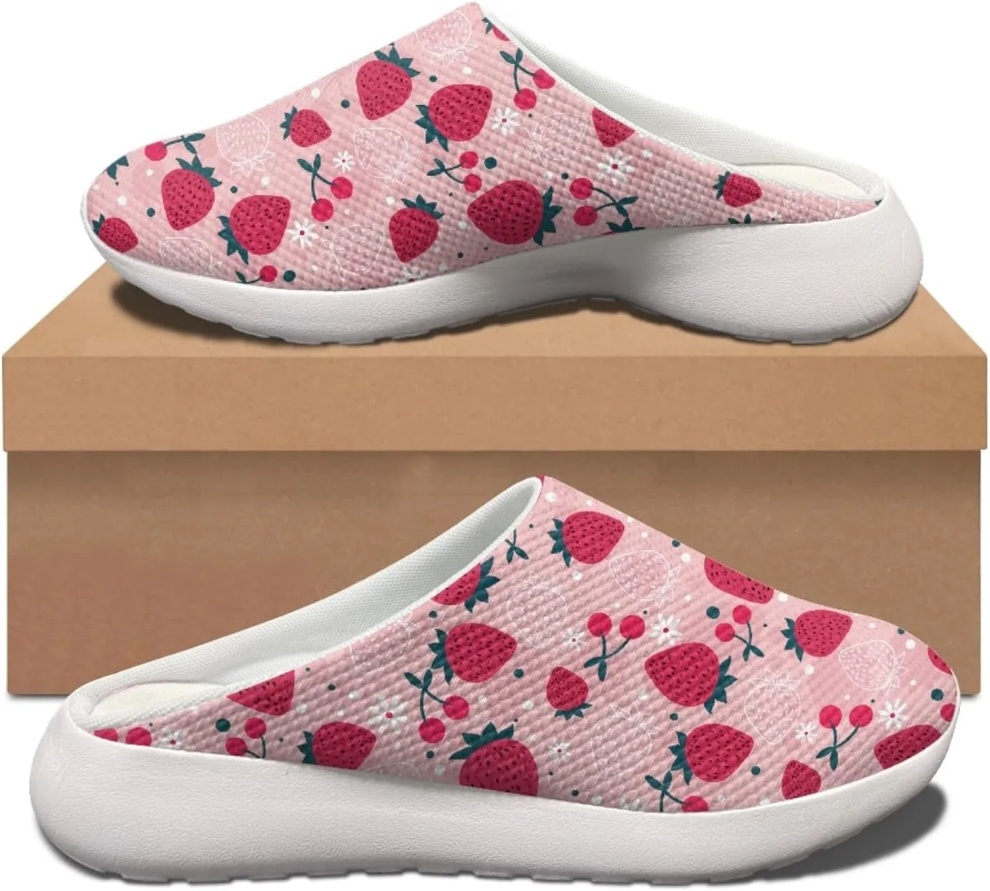 CLOHOMIN Womens Mules Clogs Breathable Garden Shoes Summer Mesh Shoes Slippers