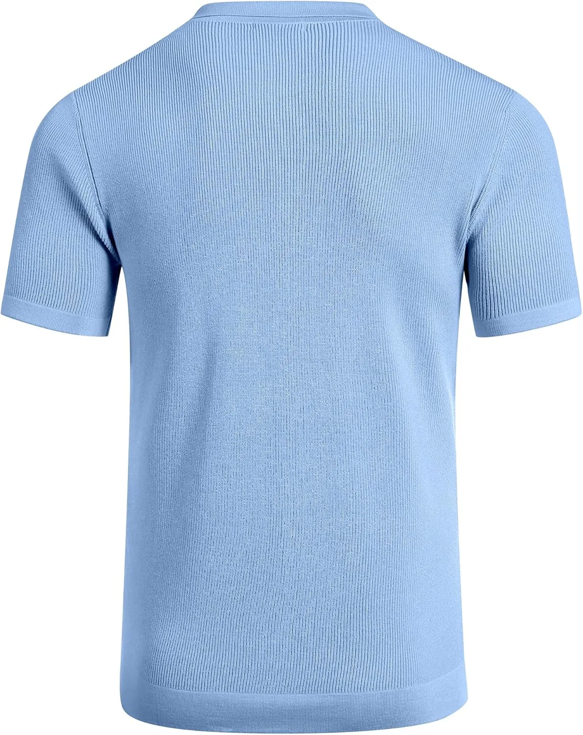 COOFANDY Men's Vintage Knit Shirt Short Sleeve Button Down Polo Shirts for Summer Casual & Vacation