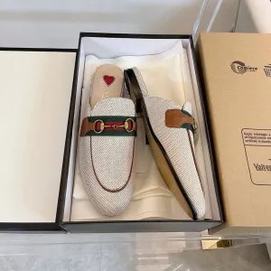 Curated collection RED PRINCETOWN Comprehensive assistance SLIPPER Gucci GG WHITE