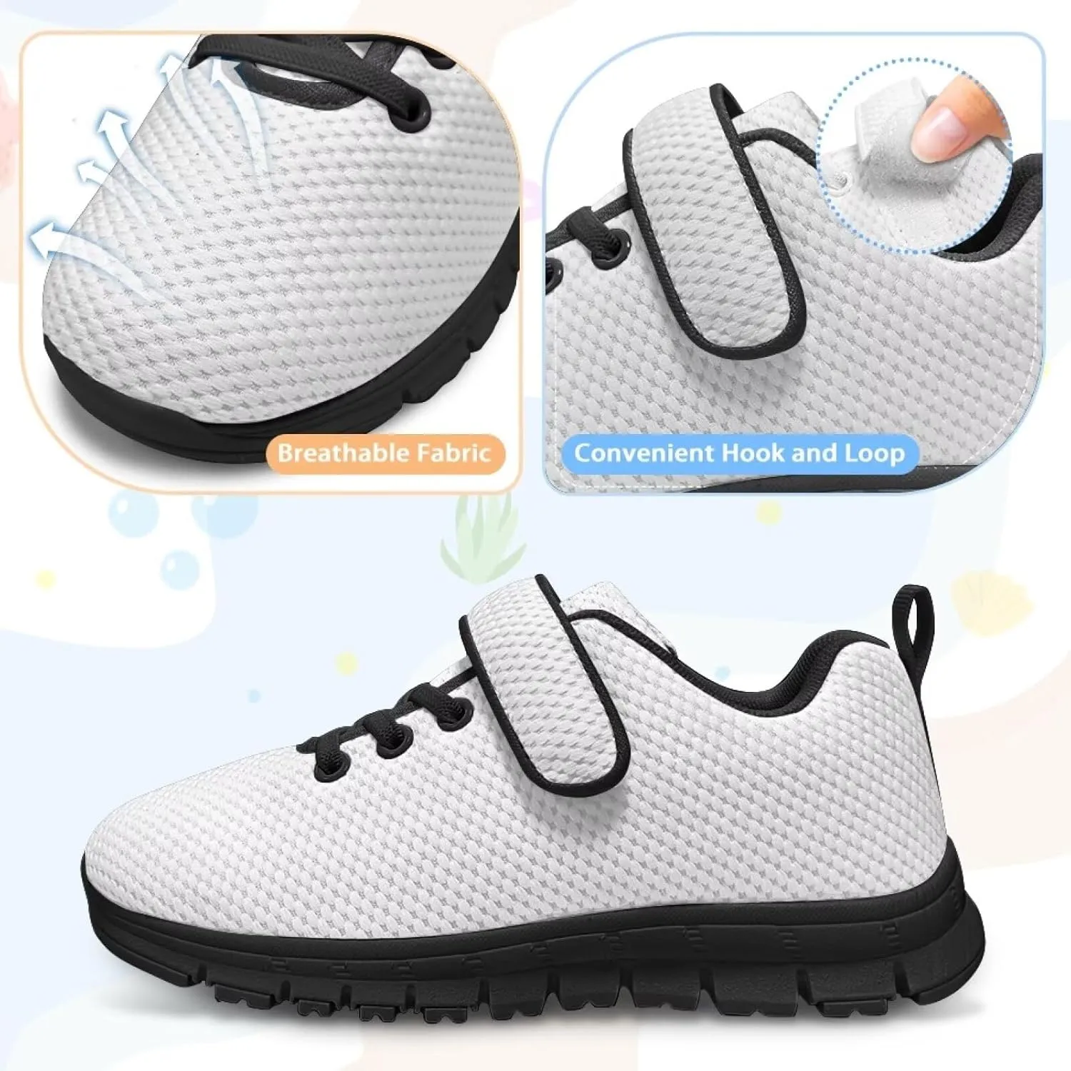 Custom Kids Tennis Shoes Personalized Gift Girls Boys Athletic Shoes