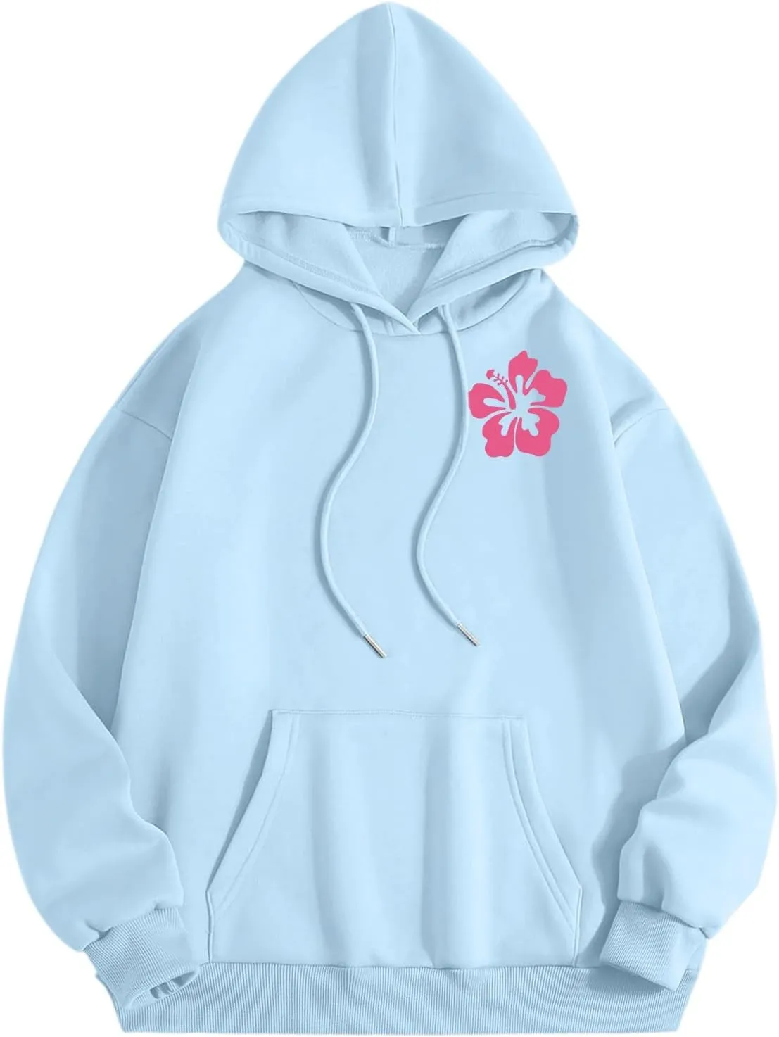 Cute Beach Sweatsuits Women 2 Piece Outfit Meet Me at The 1962 Pink Tree Graphic Hoodie with Sweatpants Cute Tracksuit