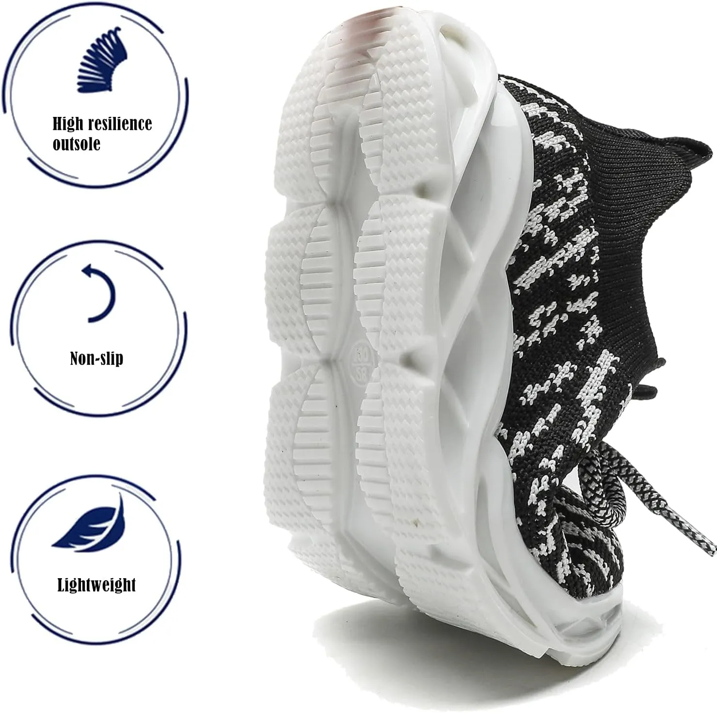 DADAWEN Boys Girls Sneakers Kids Lightweight Breathable Tennis Athletic Running Shoes for Toddler/Little Kid/Big Kid