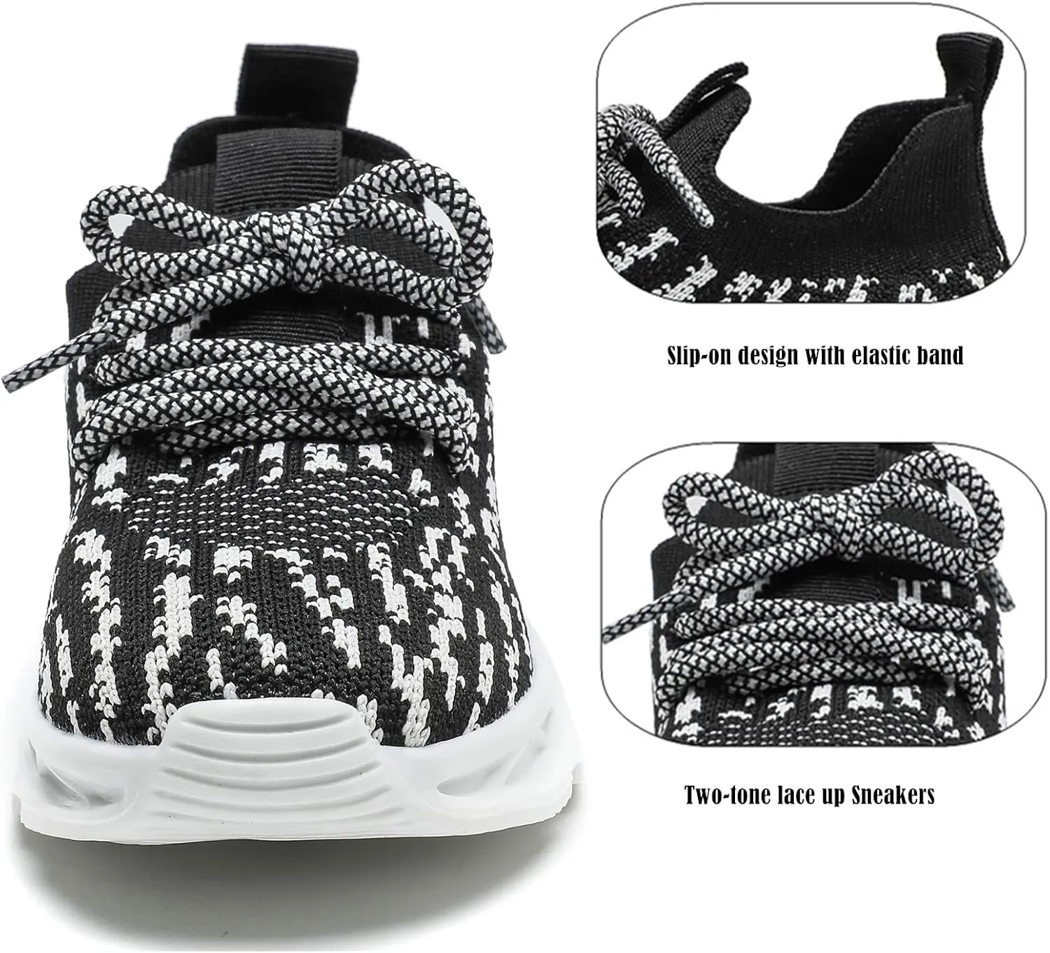 DADAWEN Boys Girls Sneakers Kids Lightweight Breathable Tennis Athletic Running Shoes for Toddler/Little Kid/Big Kid