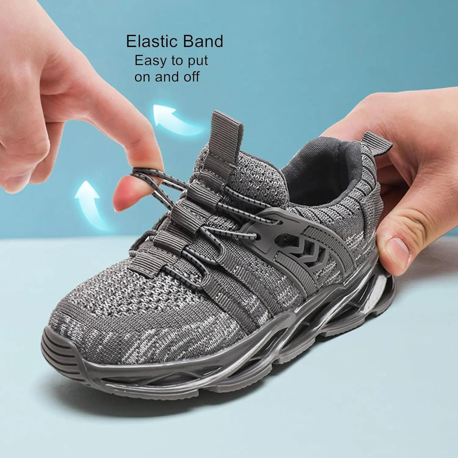 DADAWEN Boys Girls Sneakers Kids Lightweight Breathable Tennis Athletic Running Shoes for Toddler/Little Kid/Big Kid