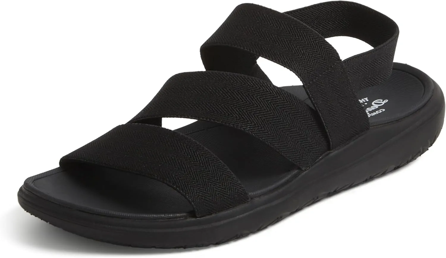 Dearfoams Women's Emilia Slip on Comfortable Cushioned Gore Lightweight Sandal Flat