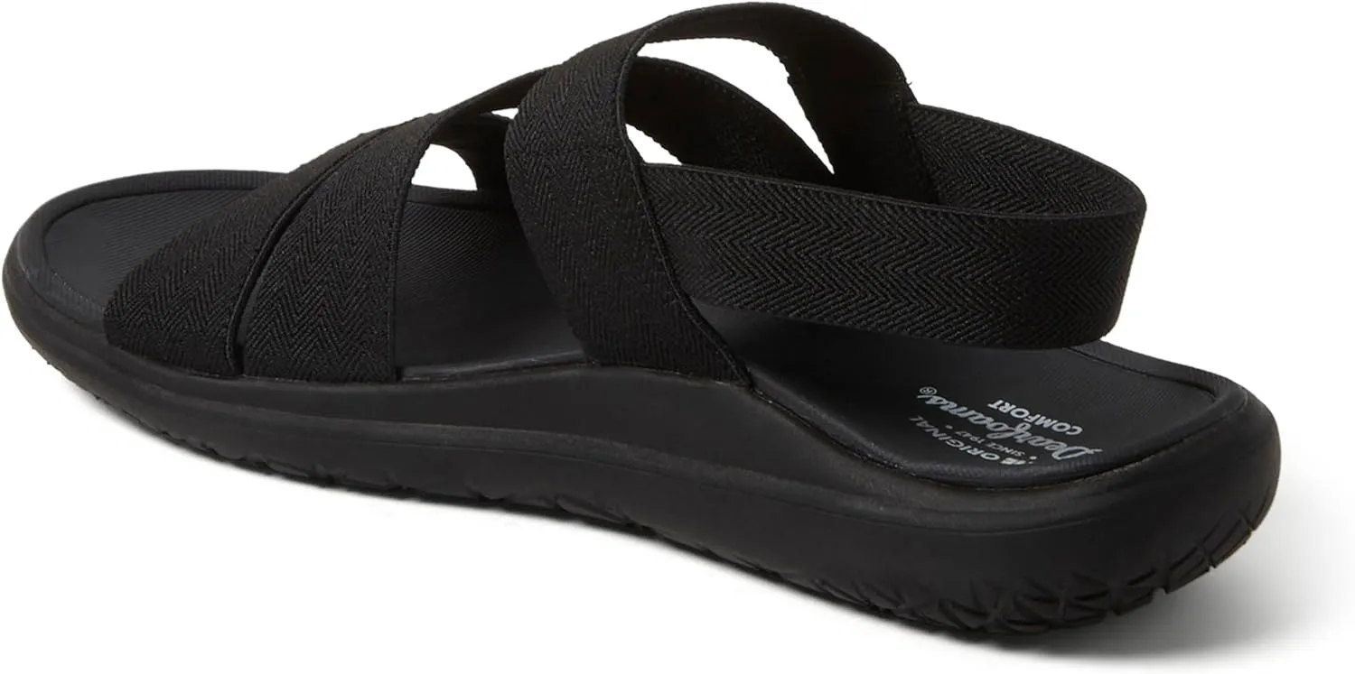 Dearfoams Women's Emilia Slip on Comfortable Cushioned Gore Lightweight Sandal Flat
