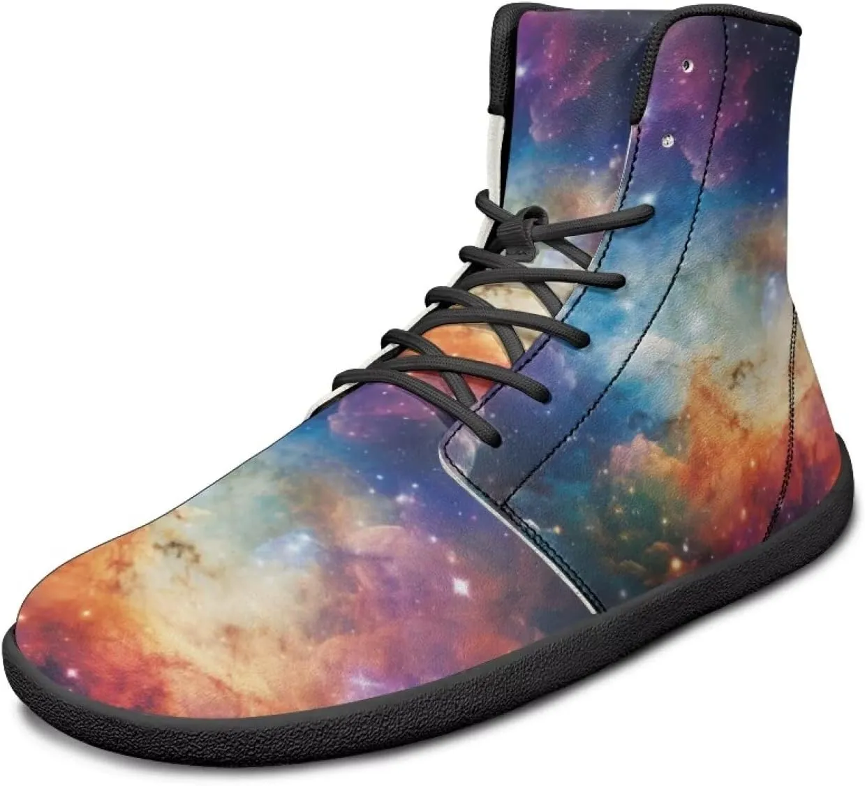 Doojoayie Cool Hightop Shoes for Men Wide Width Fashion Parkour Shoes for Teenager