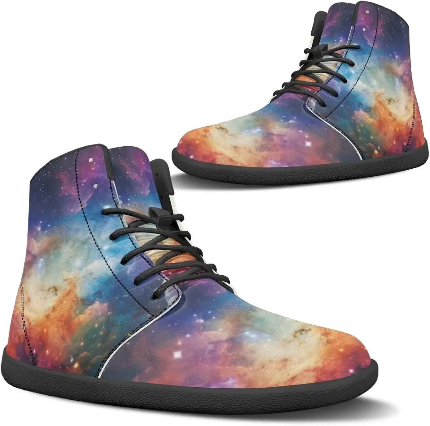 Doojoayie Cool Hightop Shoes for Men Wide Width Fashion Parkour Shoes for Teenager