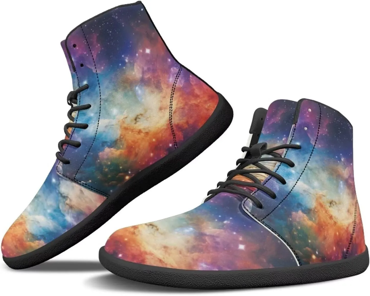 Doojoayie Cool Hightop Shoes for Men Wide Width Fashion Parkour Shoes for Teenager