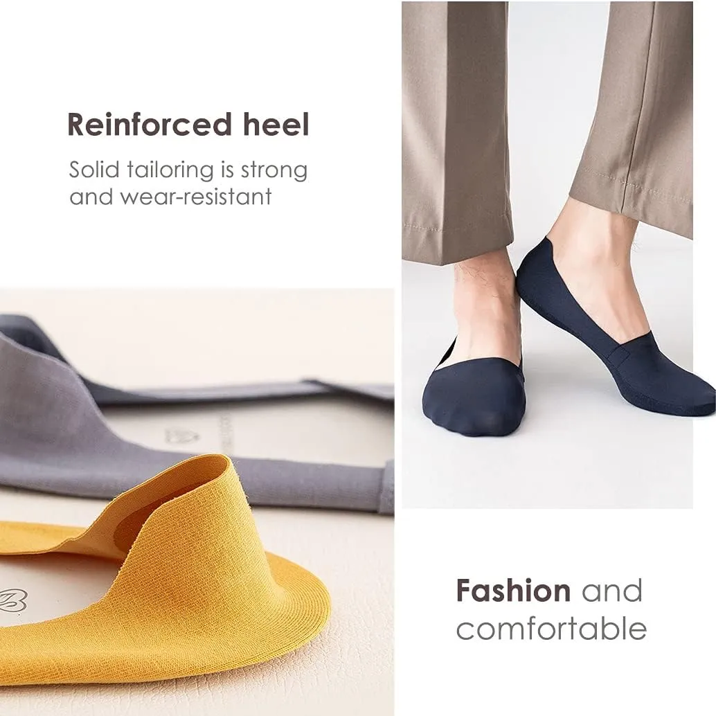 fidragon Women No Show Socks Low Cut Women Invisible for Flats and Dress Shoes Liner Socks with Non-Slip Heel Grips