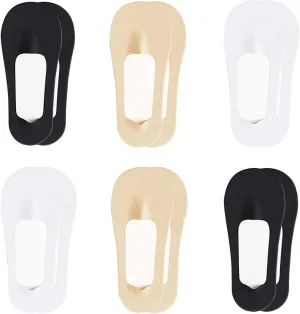 fidragon Women No Show Socks Low Cut Women Invisible for Flats and Dress Shoes Liner Socks with Non-Slip Heel Grips