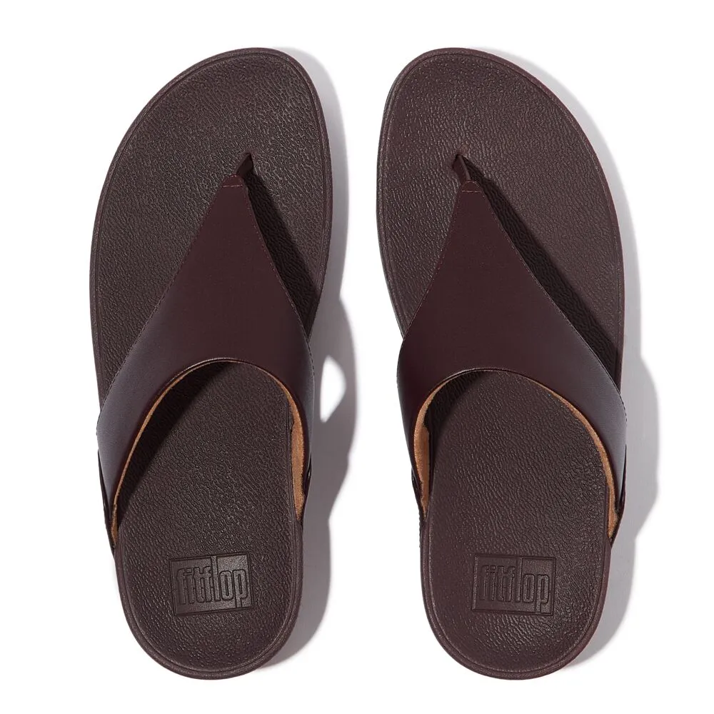 FitFlop Lulu Leather Sandals - Plumberry