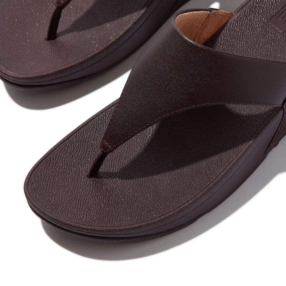 FitFlop Lulu Leather Sandals - Plumberry