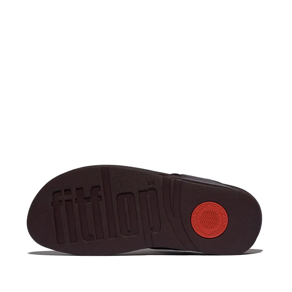 FitFlop Lulu Leather Sandals - Plumberry