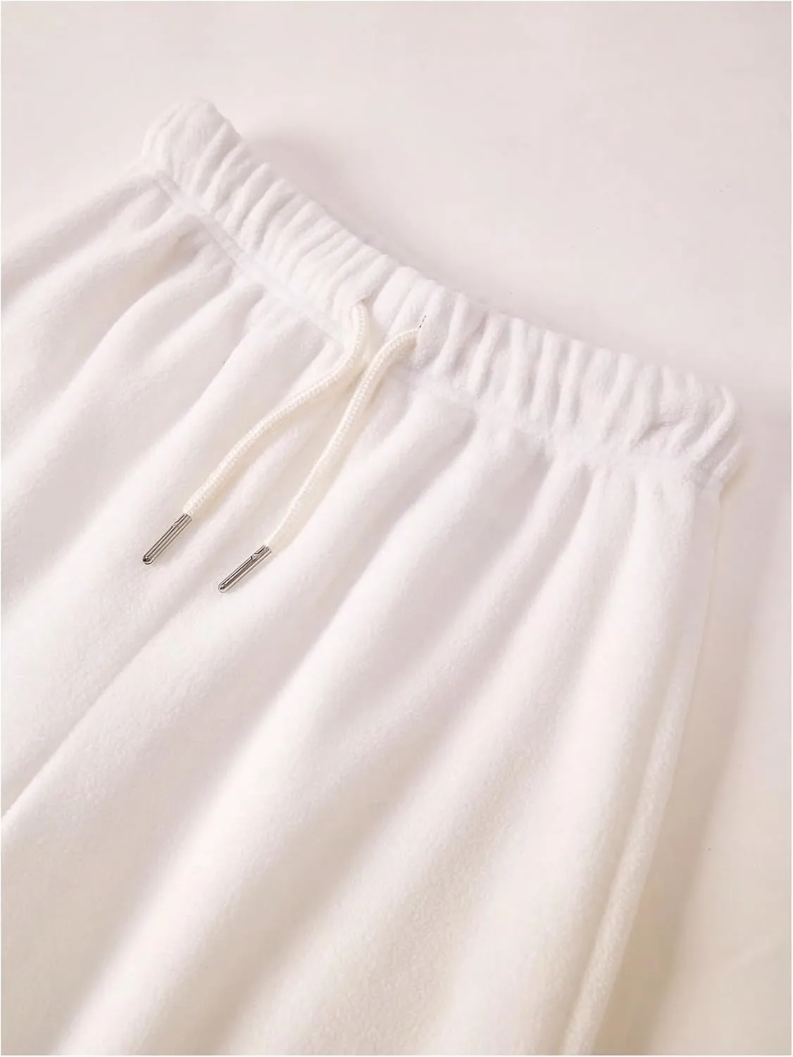 Girl's Basic Straight Leg Long Pants Soft Baggy Track Pant Sports Wear