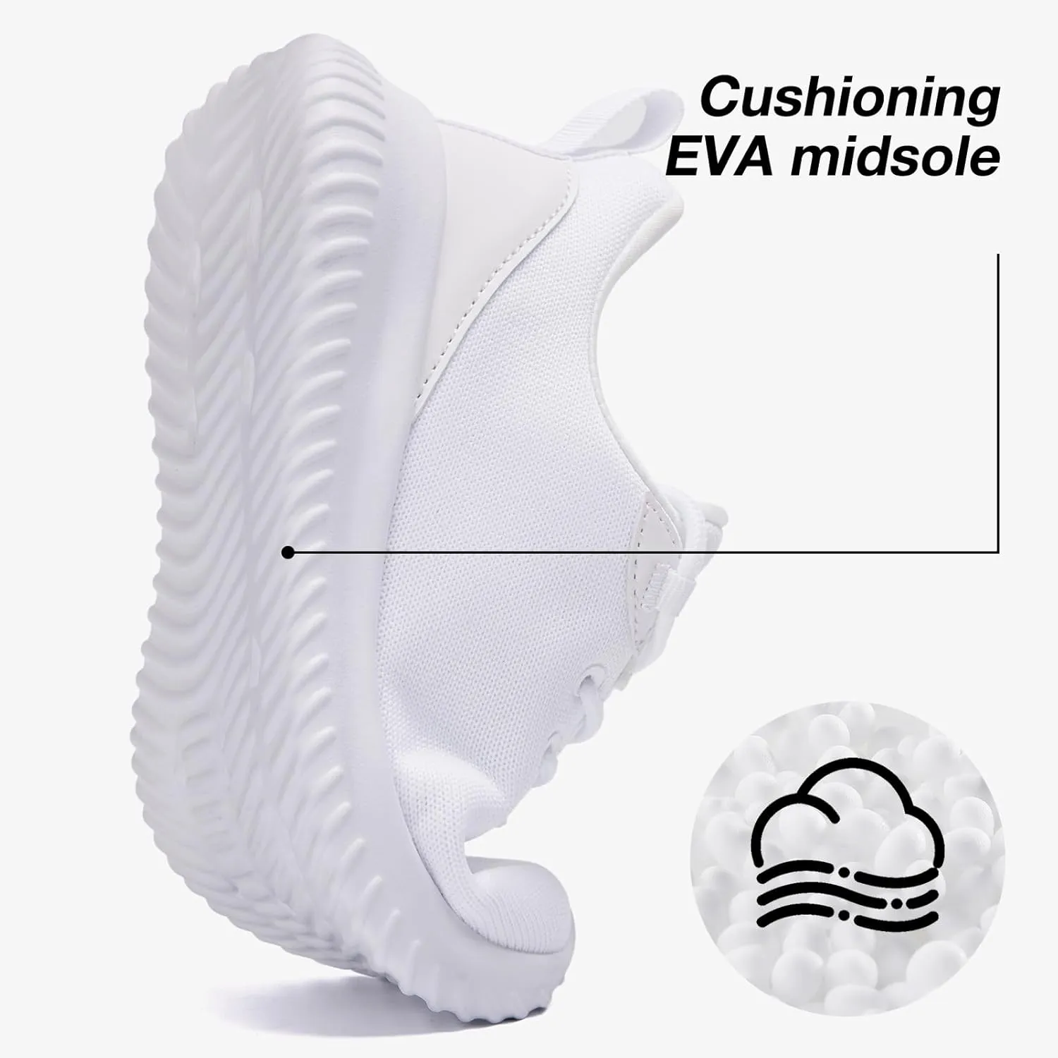 HIITAVE Little Big Kids Sneakers Children Sport Athletic Running Shoes for Boys Girls Youth
