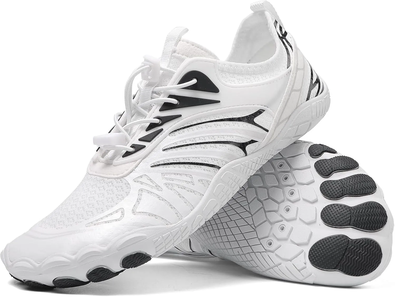 Hiking Footwear Barefoot Mens Shoes, Healthy Non Slip Unisex Pro Shoes with Wide Toe Box for Men, Outdoor Lightweight Breathable Hike Grounded Sneakers, Water Beach Surf Walk Yoga
