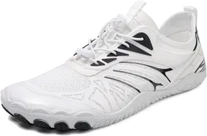 Hiking Footwear Barefoot Mens Shoes, Healthy Non Slip Unisex Pro Shoes with Wide Toe Box for Men, Outdoor Lightweight Breathable Hike Grounded Sneakers, Water Beach Surf Walk Yoga