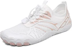 Hiking Footwear Barefoot Mens Shoes, Healthy Non Slip Unisex Pro Shoes with Wide Toe Box for Men, Outdoor Lightweight Breathable Hike Grounded Sneakers, Water Beach Surf Walk Yoga